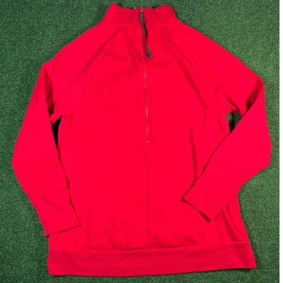 Fabletics Tops - Fabletics Women’s XL Red 1/2 Half Zip Pullover Sweatshirt